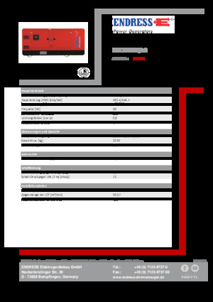 Dizelski generatori Endress ESE 200 PW/AS 