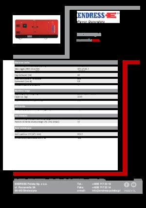 Dizelski generatori Endress ESE 200 PW/AS 