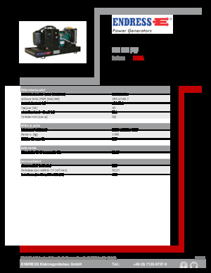 Dizelski generatori Endress ESE 200 PW 