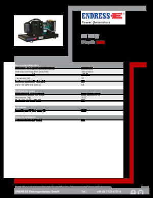 Dizelski generatori Endress ESE 220 IW