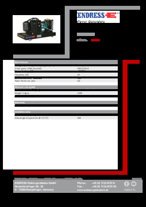 Dizelski generatori Endress ESE 330 IW