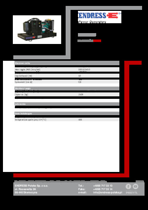 Dizelski generatori Endress ESE 330 IW
