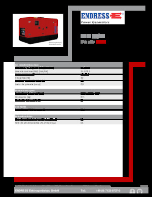 Dizelski generatori Endress ESE 35 YW/MS