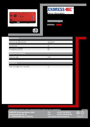Dizelski generatori Endress ESE 405 VW/AS 