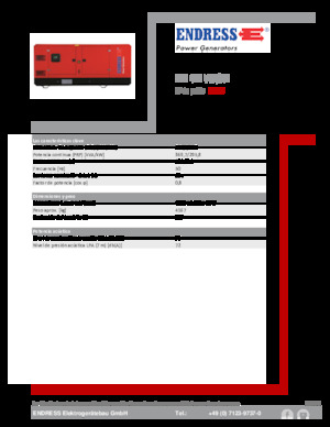 Dizelski generatori Endress ESE 405 VW/AS 
