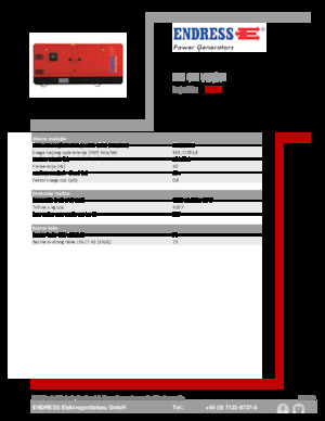 Dizelski generatori Endress ESE 405 VW/AS 