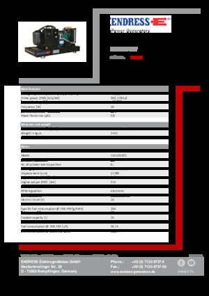 Dizelski generatori Endress ESE 405 VW 
