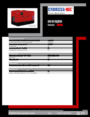 Dizelski generatori Endress ESE 45 YW/MS