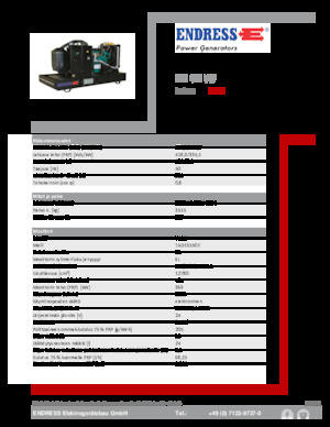 Dizelski generatori Endress ESE 465 VW 