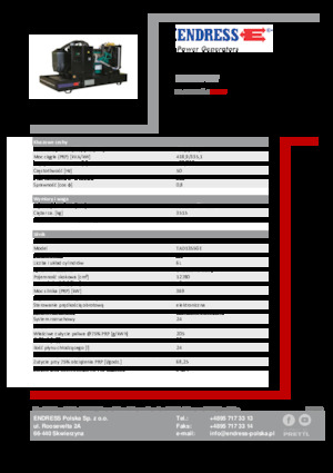 Dizelski generatori Endress ESE 465 VW 