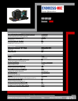 Dizelski generatori Endress ESE 465 VW 