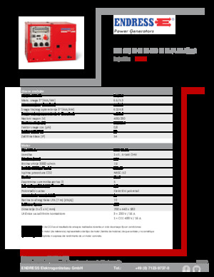 Benzinski generatori struje Endress ESE 608 DHG ES DI ISO Duplex Silent