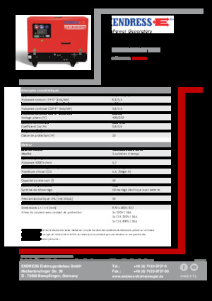 Benzinski generatori struje Endress ESE 608 DYS-GT ES DI