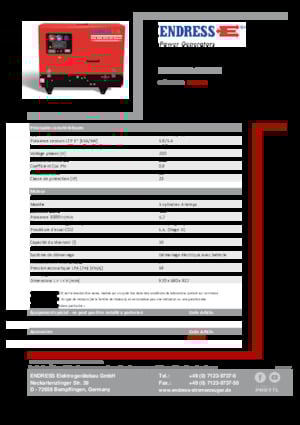 Benzinski generatori struje Endress ESE 608 YS-GT ES DI