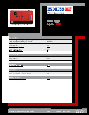 Dizelski generatori Endress ESE 90 IW/AS