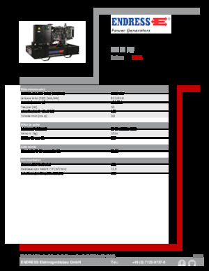 Dizelski generatori Endress ESE 90 PW 