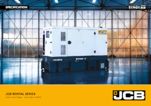 Dizelski generatori JCB G100RS V