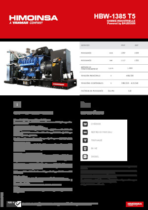 Dizelski generatori HIMOINSA HBW-1385 T5