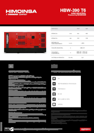 Dizelski generatori HIMOINSA HBW-390 T6