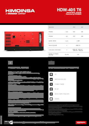 Dizelski generatori HIMOINSA HDW-405 T6