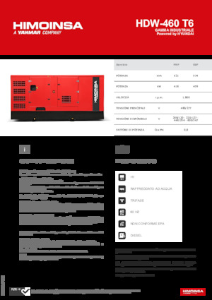 Dizelski generatori HIMOINSA HDW-460 T6