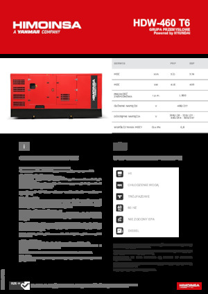 Dizelski generatori HIMOINSA HDW-460 T6