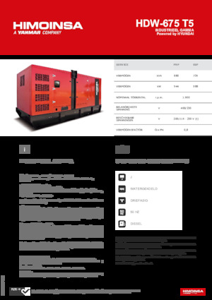 Dizelski generatori HIMOINSA HDW-675 T5