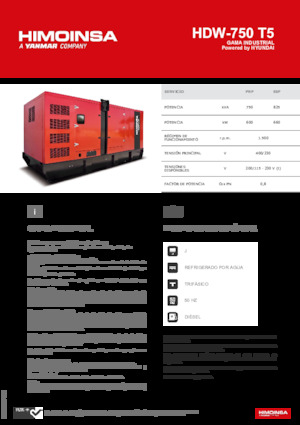 Dizelski generatori HIMOINSA HDW-750 T5
