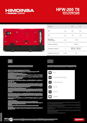 Dizelski generatori HIMOINSA HFW-200 T6