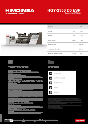 Dizelski generatori HIMOINSA HGY-2350 D5 ESP