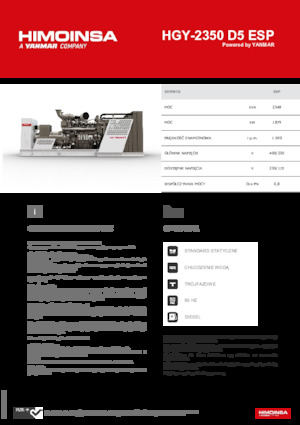 Dizelski generatori HIMOINSA HGY-2350 D5 ESP