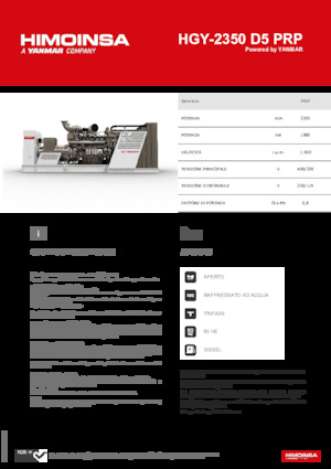 Dizelski generatori HIMOINSA HGY-2350 D5 PRP