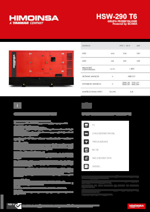 Dizelski generatori HIMOINSA HSW-290 T6