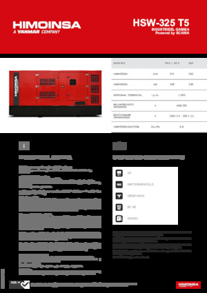 Dizelski generatori HIMOINSA HSW-325 T5
