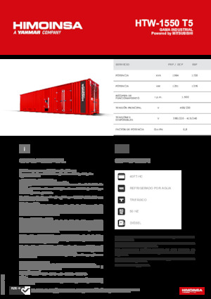 Dizelski generatori HIMOINSA HTW-1550 T5