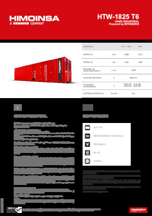 Dizelski generatori HIMOINSA HTW-1825 T6