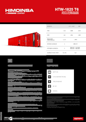 Dizelski generatori HIMOINSA HTW-1825 T6
