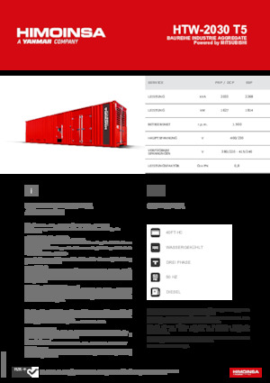 Dizelski generatori HIMOINSA HTW-2030 T5