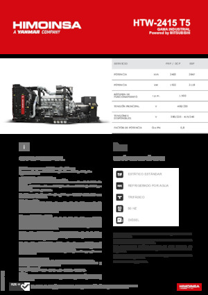 Dizelski generatori HIMOINSA HTW-2415 T5