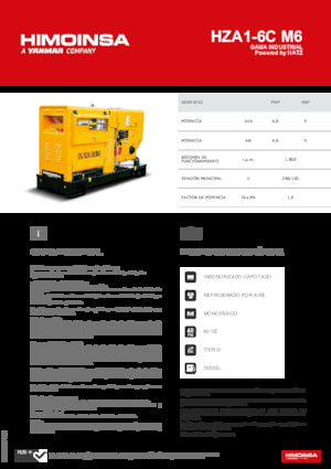 Dizelski generatori HIMOINSA HZA1-6C M6