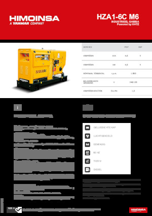 Dizelski generatori HIMOINSA HZA1-6C M6