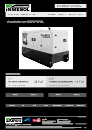 Dizelski generatori INMESOL IK-041
