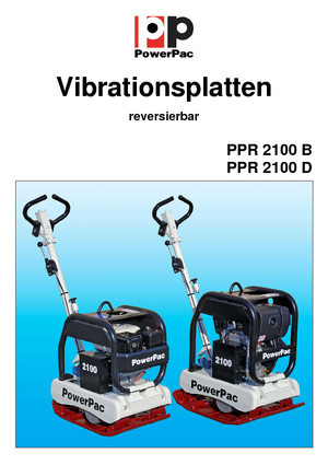 Reverzibilni kompaktori s vibracionim pločama PowerPac PPR 2100D/400