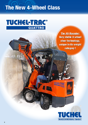 Prednje kuke za komunalne traktore Tuchel Quattro