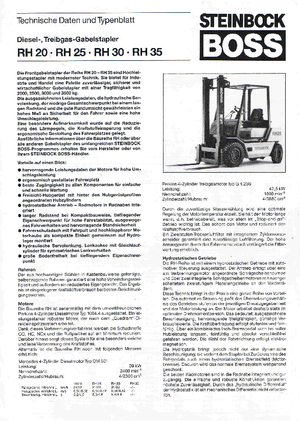 Dizelski viljuškari Steinbock RH 30 D