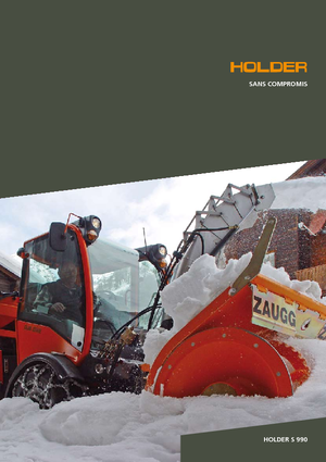 Prednje kuke za komunalne traktore Holder S 990