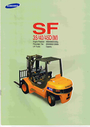 Dizelski viljuškari Samsung SF 40 D