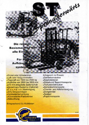 Dizelski viličari montirani na kamione Cangaru / Transmanut ST.30.5b.2528 D.Ra