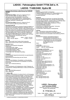 Prednje kuke za komunalne traktore Ladog T 1400 T3