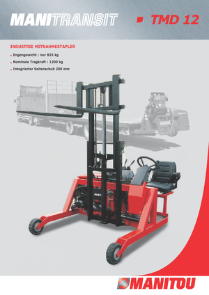 Dizelski viličari montirani na kamione Manitou TMD 12